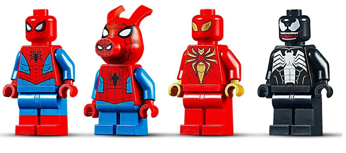 venom and spiderman lego
