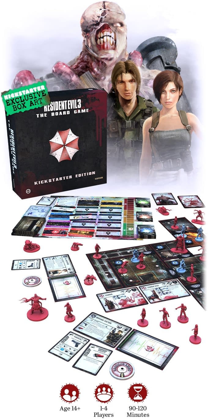 Resident Evil™ 3 SFG presale The Board Game STARS pledge 