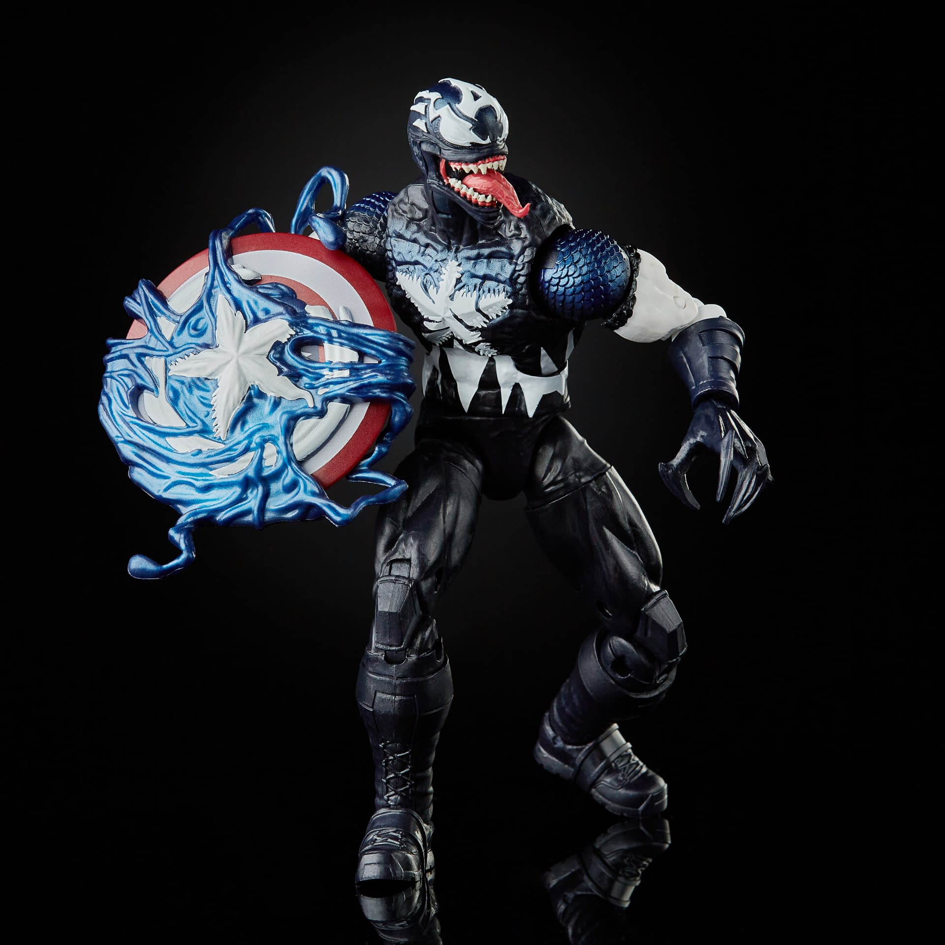 Marvel Spider-Man Maximum Venom Venomized Captain America 6" Hasbro 2020 
