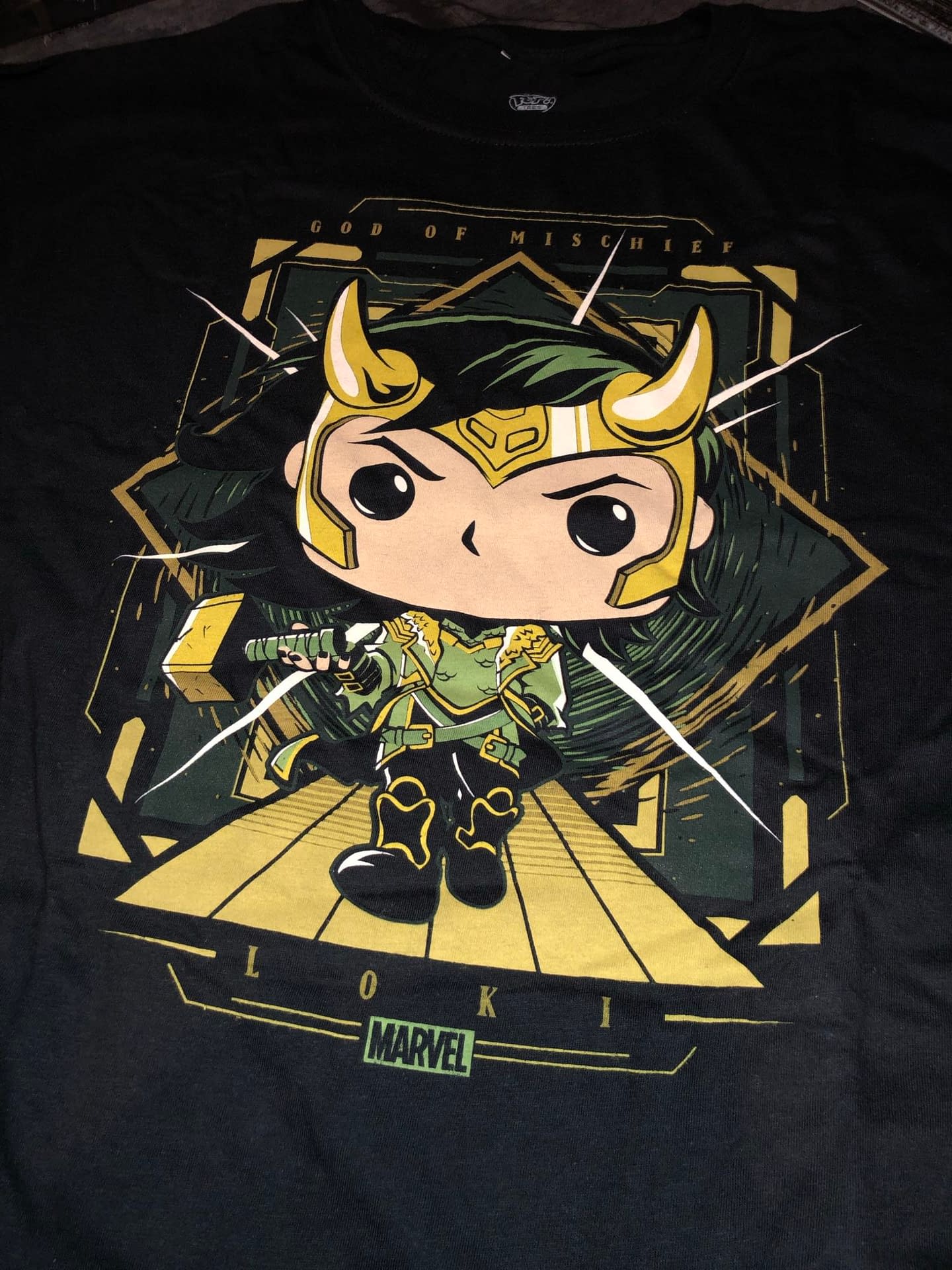 loki with mjolnir funko pop