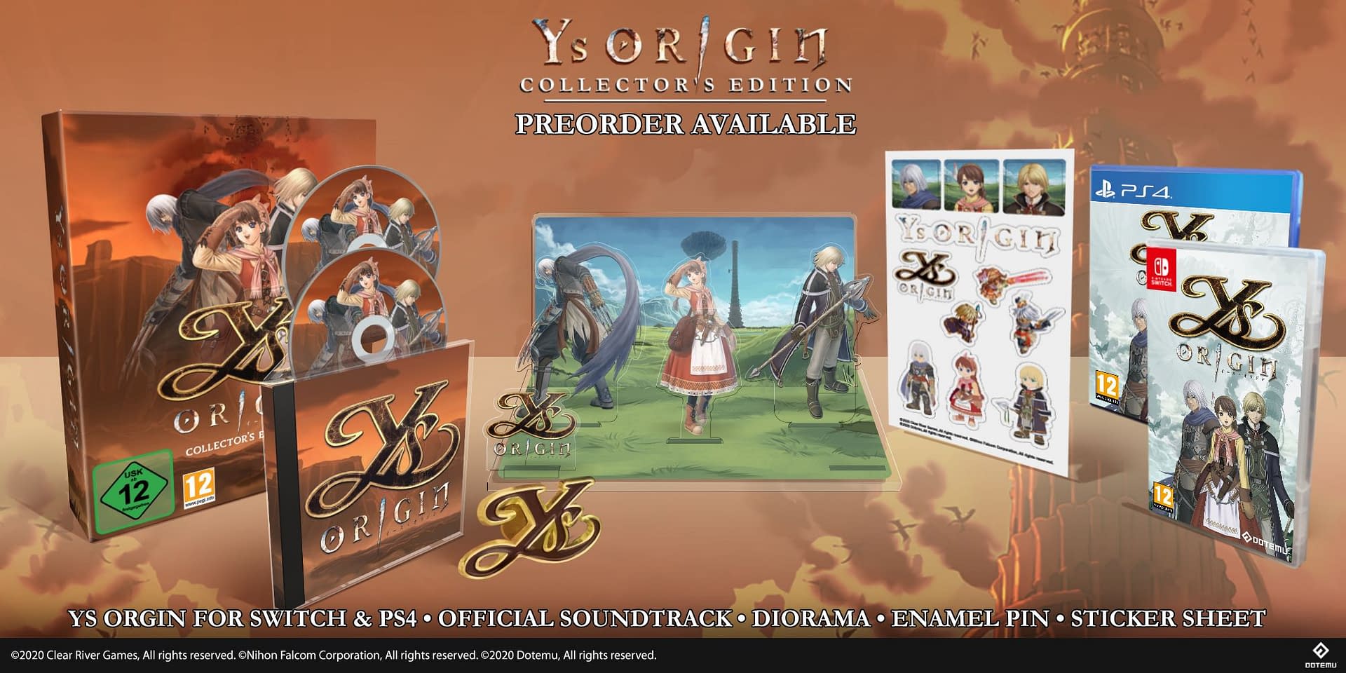 ys origin switch collector's edition