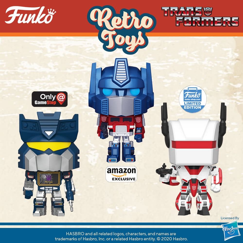 transformers funko pop set