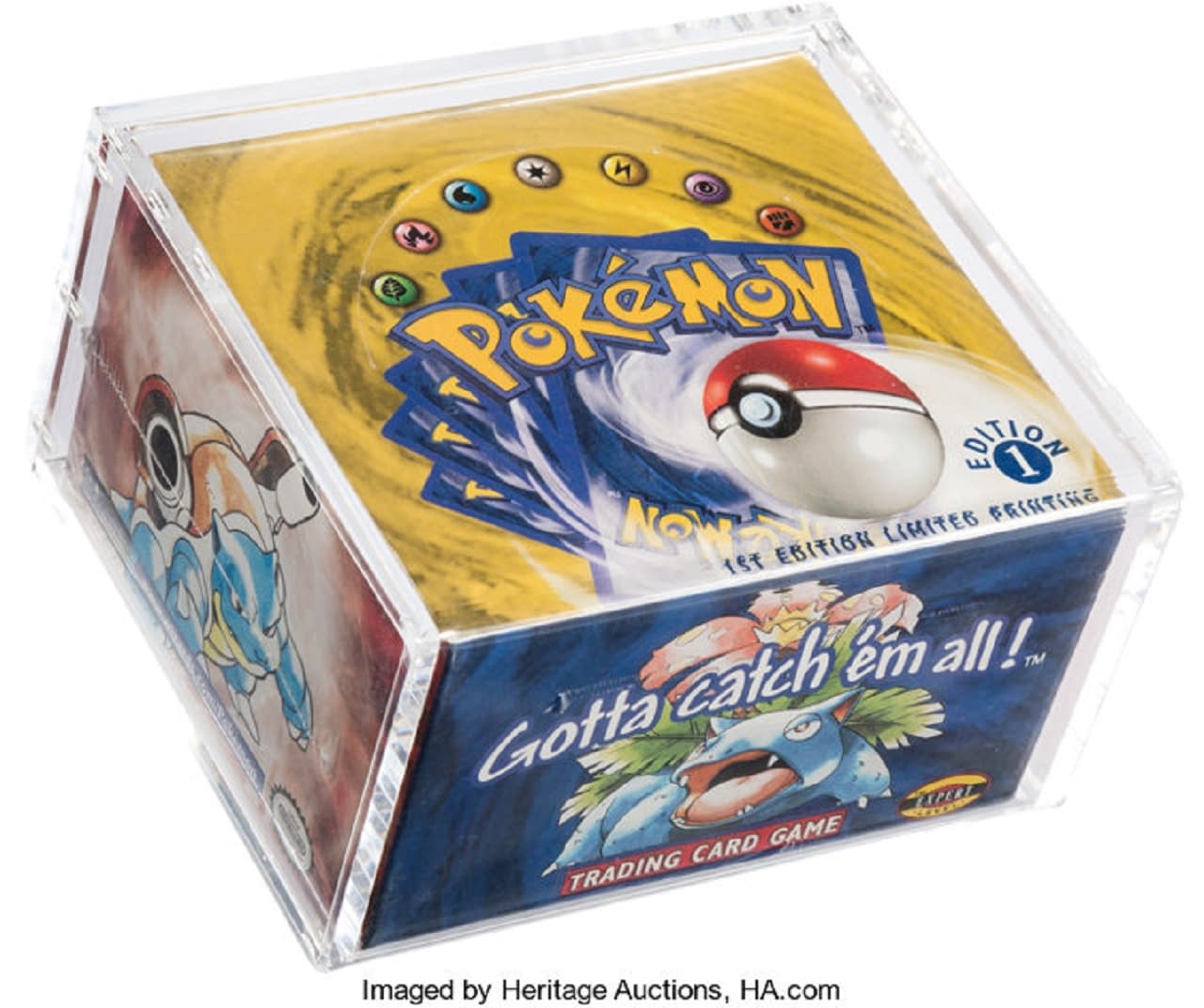 Pok mon TCG Base Set First Edition Box Now On Auction For 110K