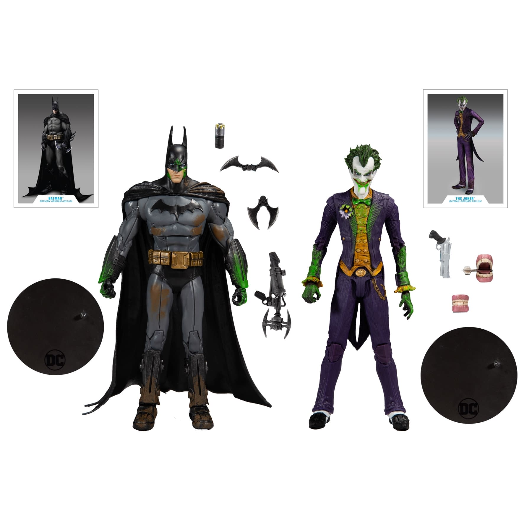 Details about  / 2014 Mattel DC Batman Arkham Origins Multiverse The Joker Action Figure MOC