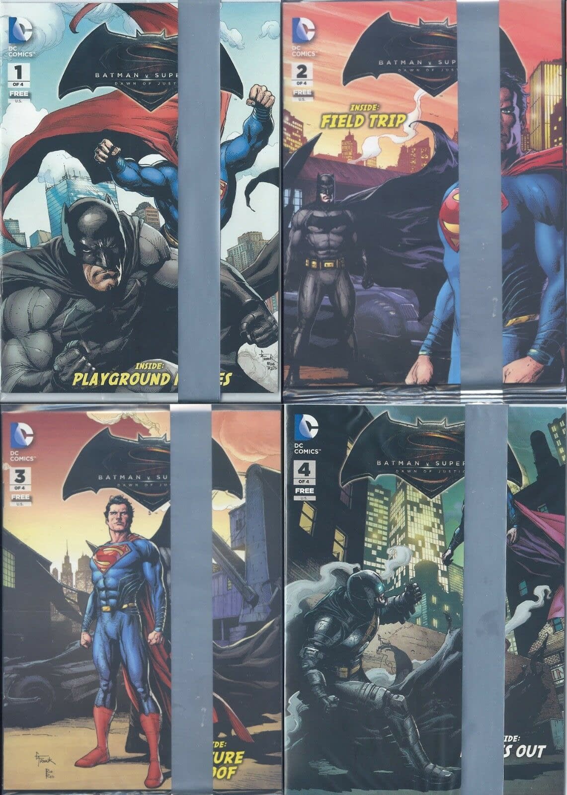 New Batman v Superman General Mills Mini Comic #1 Playground Heroes Cereal 