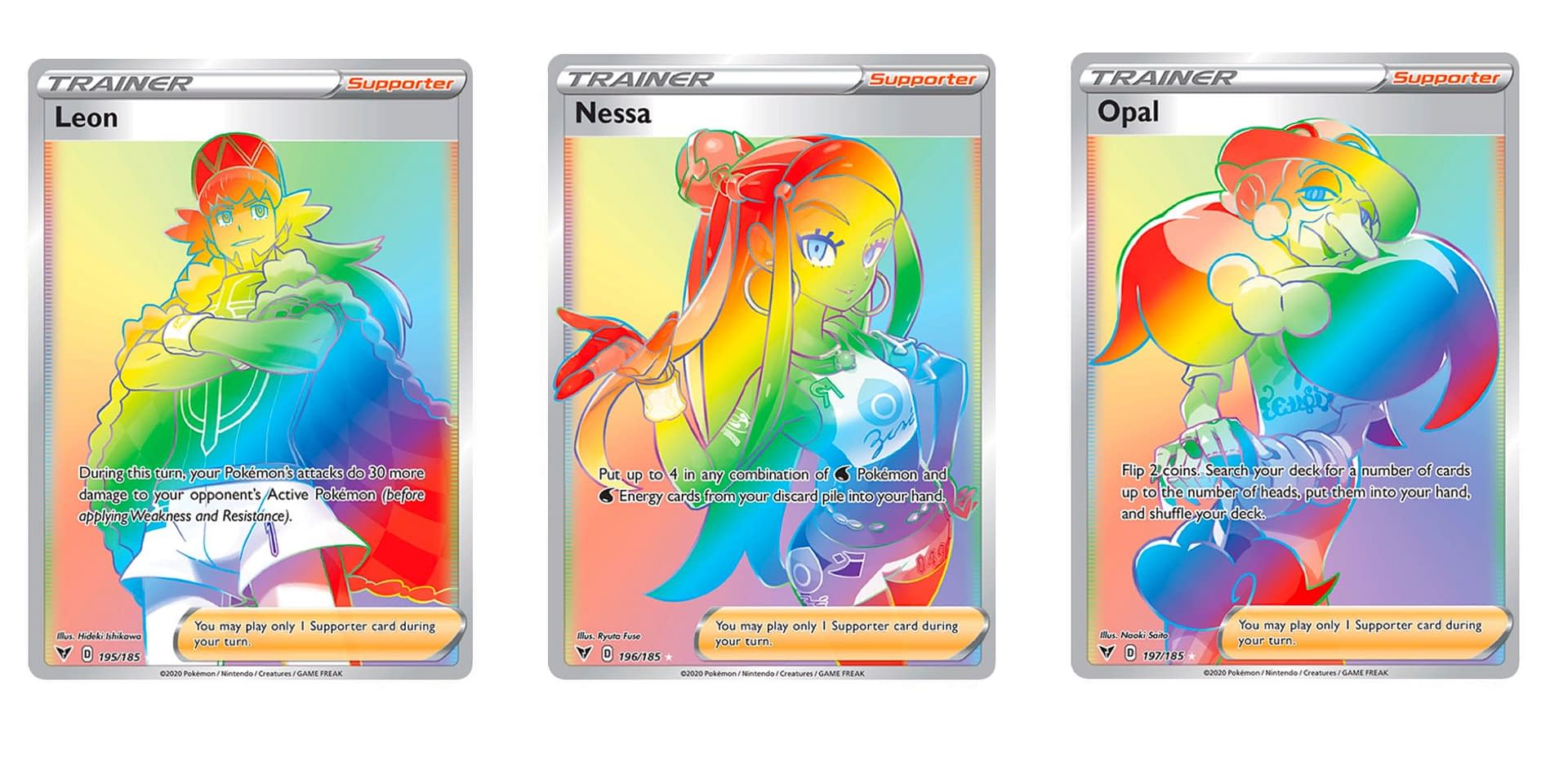 The Rainbow Rare Cards Of Pokemon Tcg Vivid Voltage Part 2
