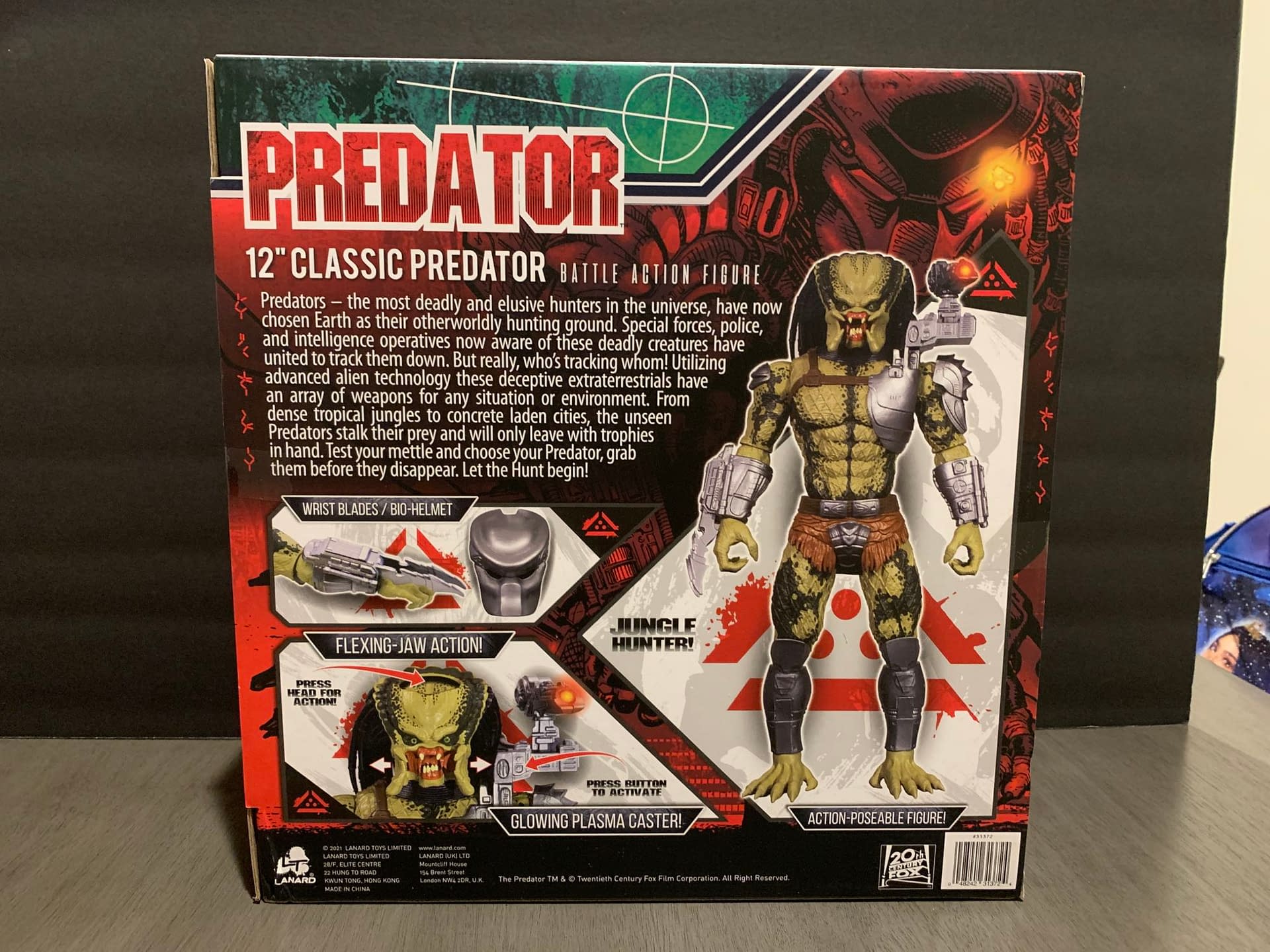 Lanard Predator 12” Poseable Figure with Open Action Jaw for sale online 