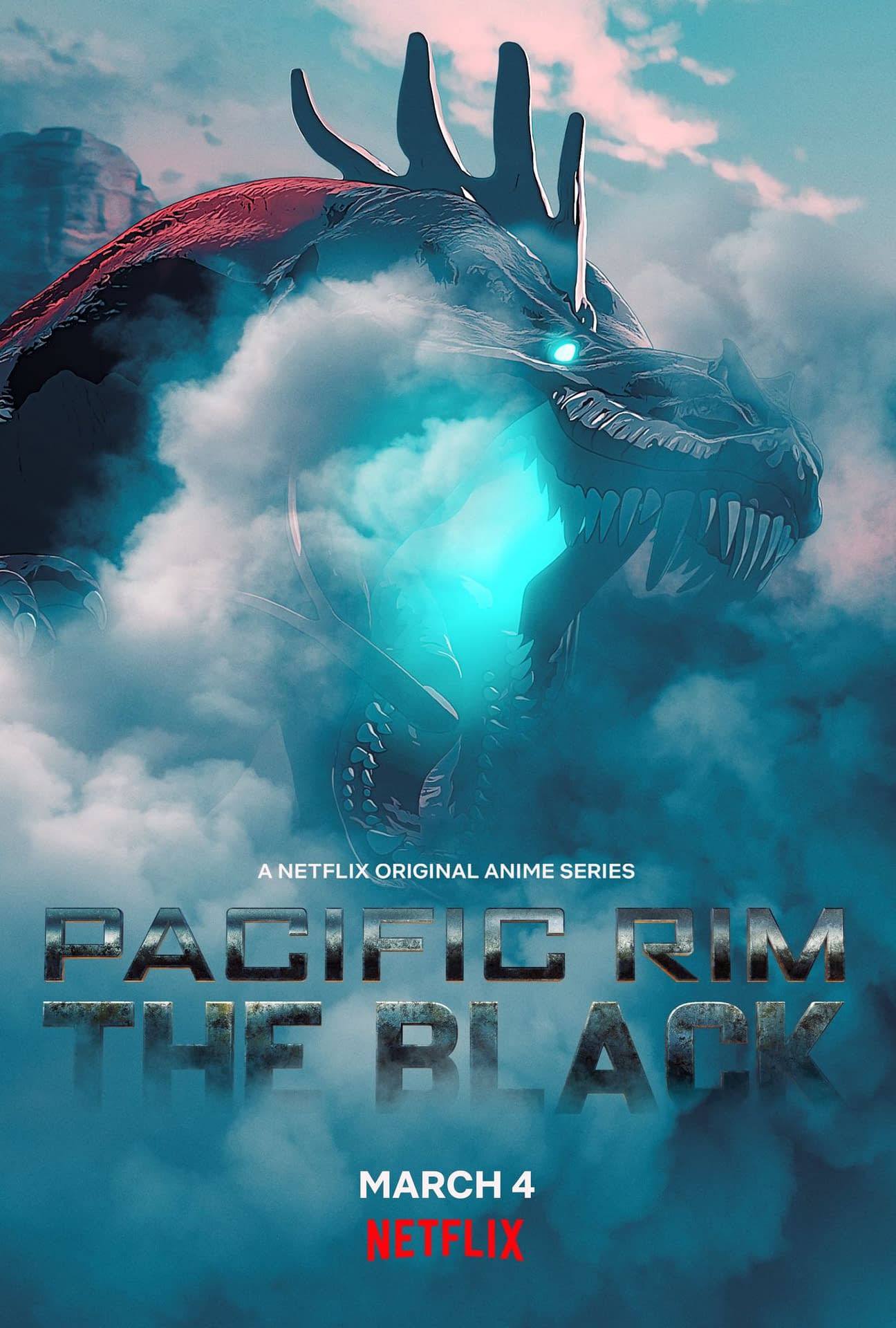 Pacific Rim The Black Netflix Anime Releases Jaeger Kaiju Posters