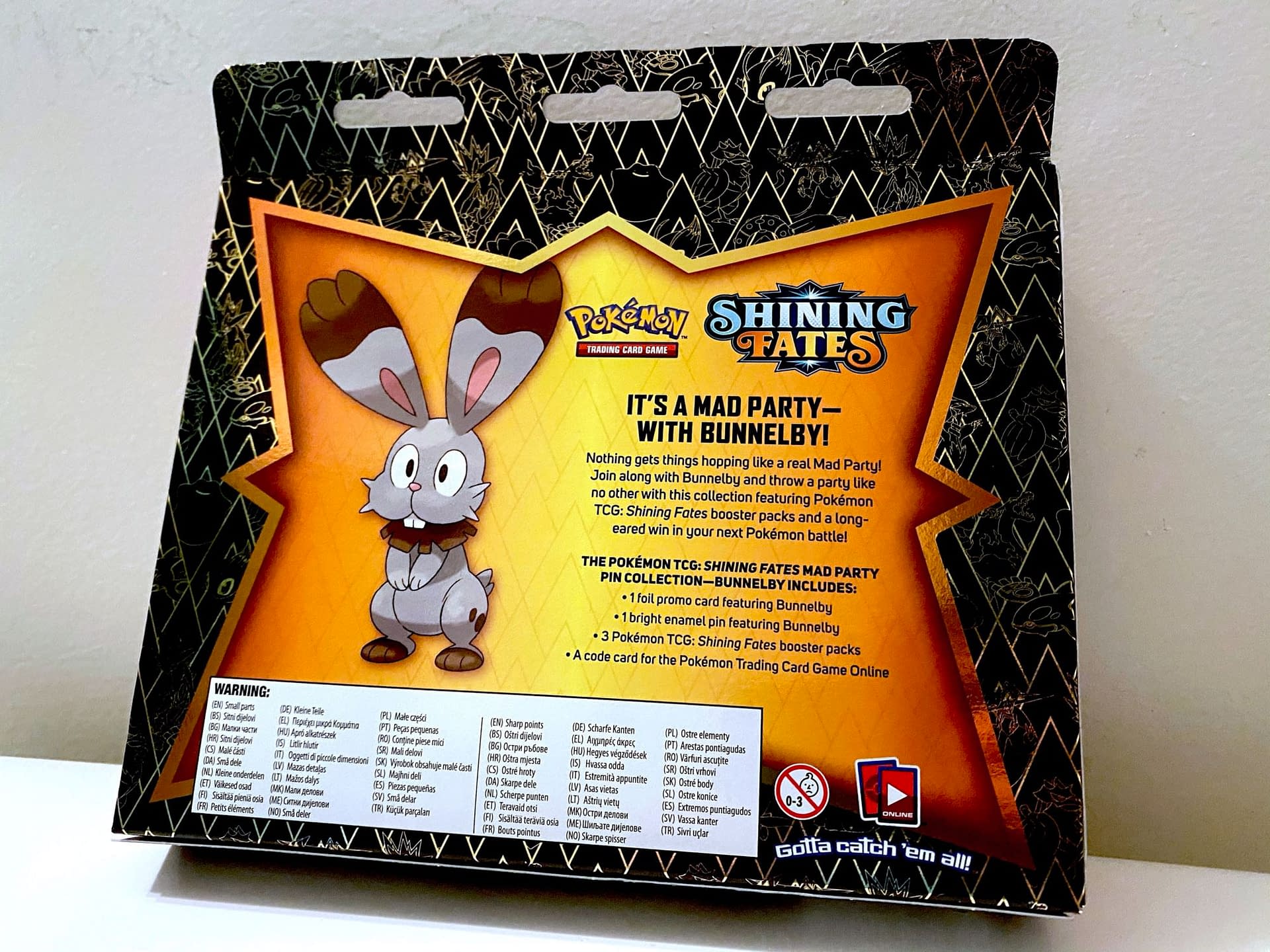 Pokemon TCG Pin Collection Shining Fates Mad Party ONE AT RANDOM IN STOCK 