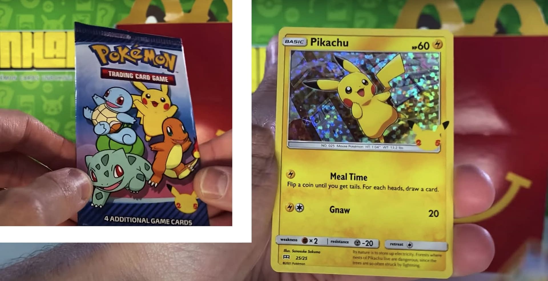 mcdonalds gold pokemon cards