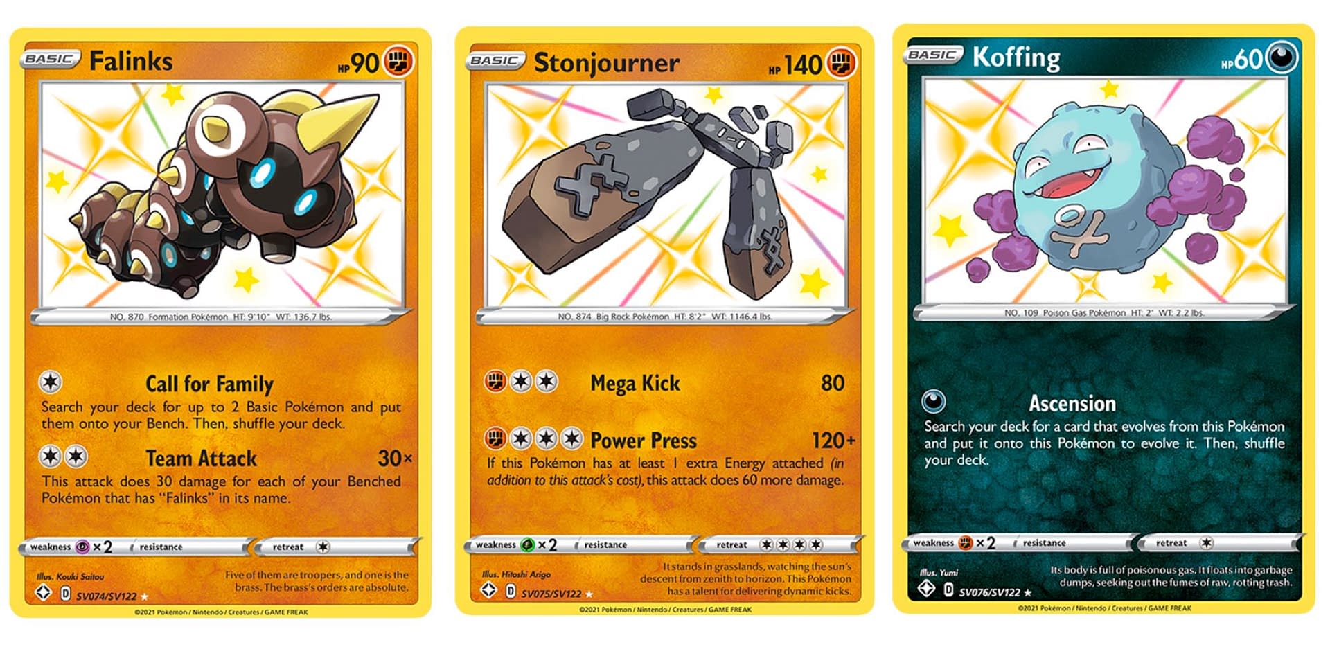Shiny Pokemon Cards Of Pokemon Tcg Shining Fates Part