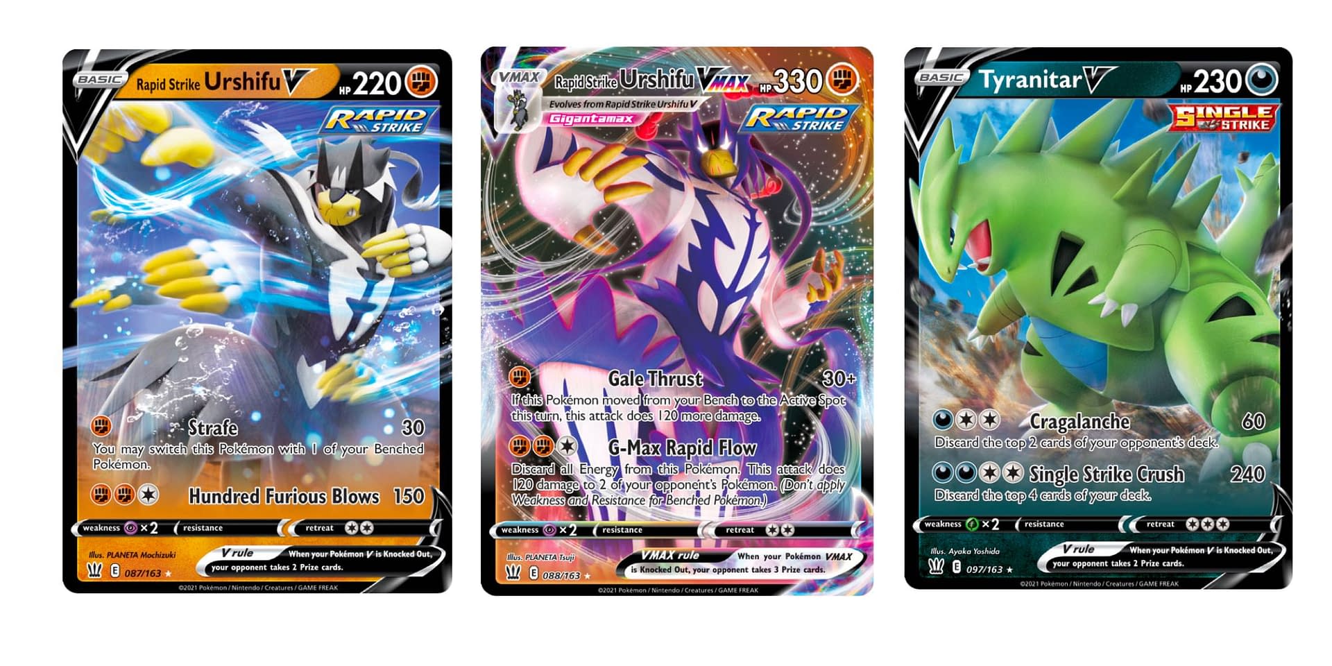 Pokemon V Vmax Cards Of Pokemon Tcg Battle Styles Part 5