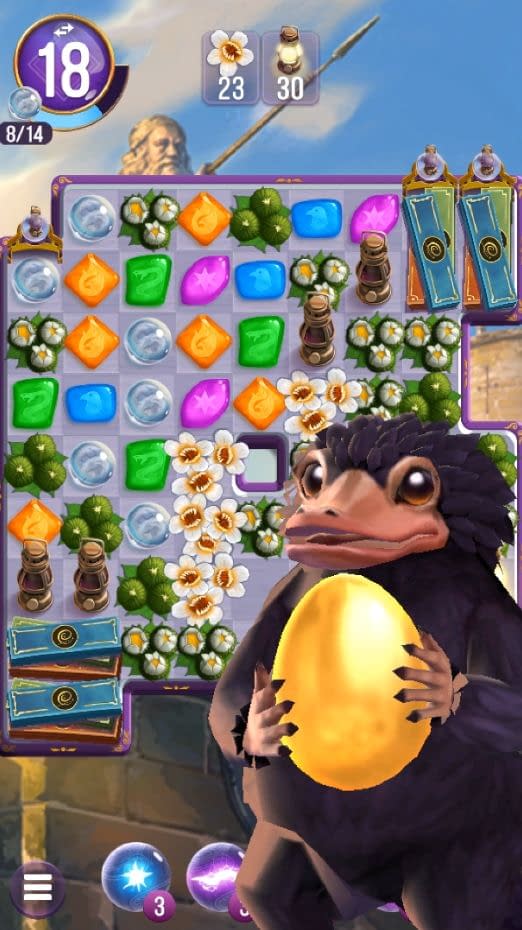 A look at the event currently happening in Harry Potter: Puzzles & Spells, courtesy of Zynga.