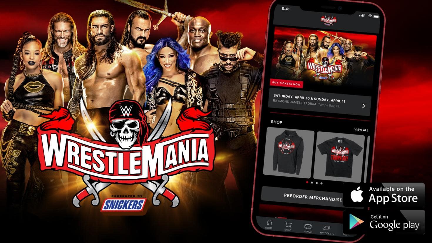 Wwe wrestlemania 37 merchandise clearance
