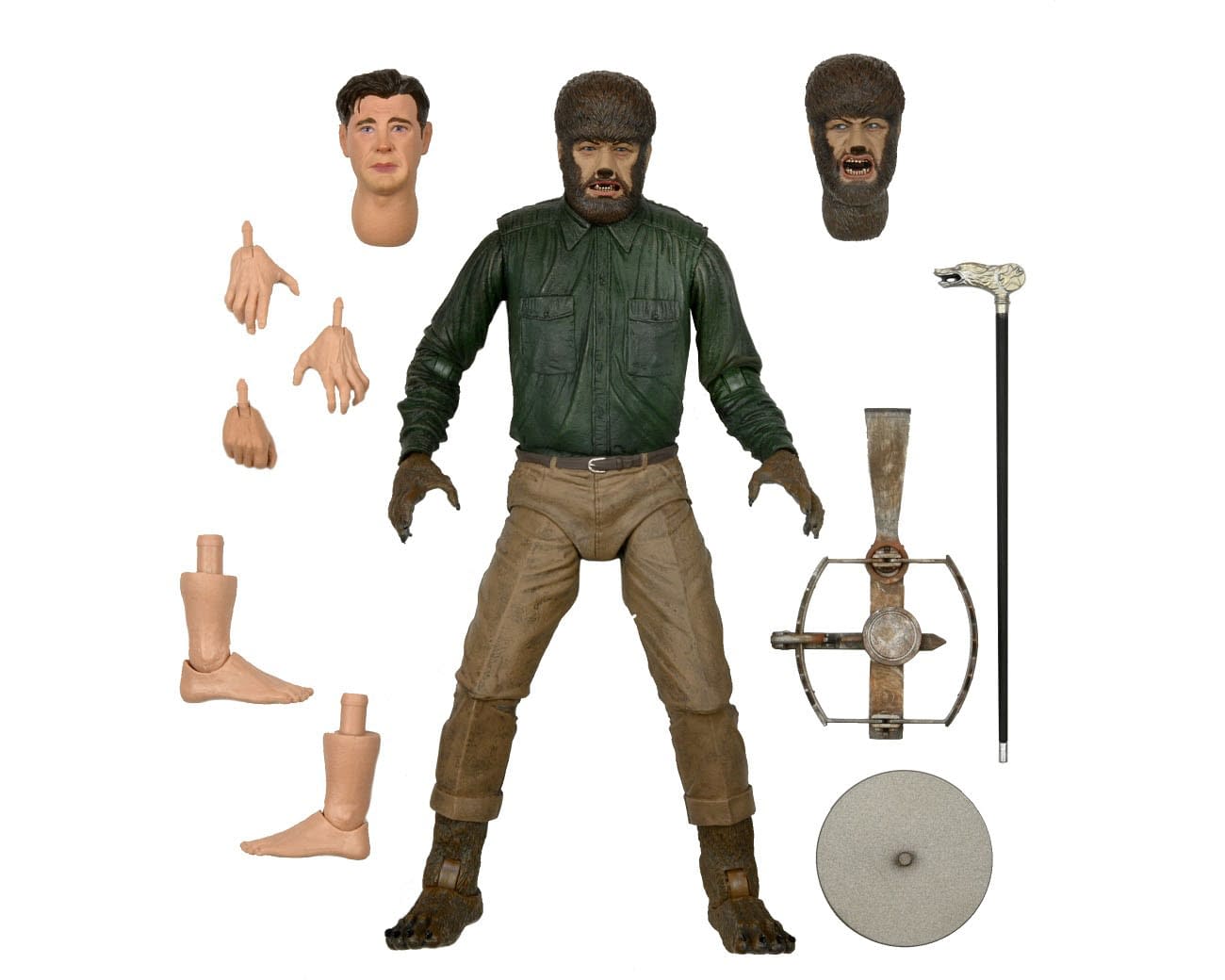 NECA Officially Announces Universal Monsters Wolf Man Color Figure