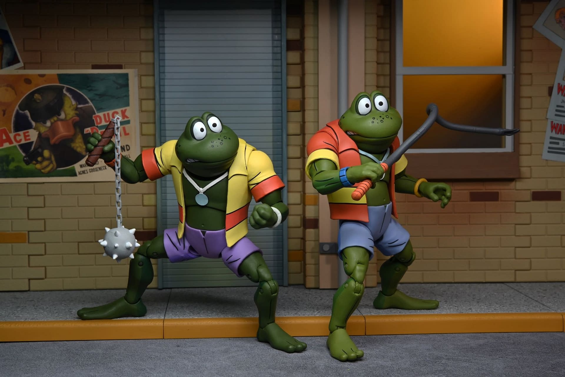 NECA Announces Second TMNT Frog Cartoon Pack Releases In August