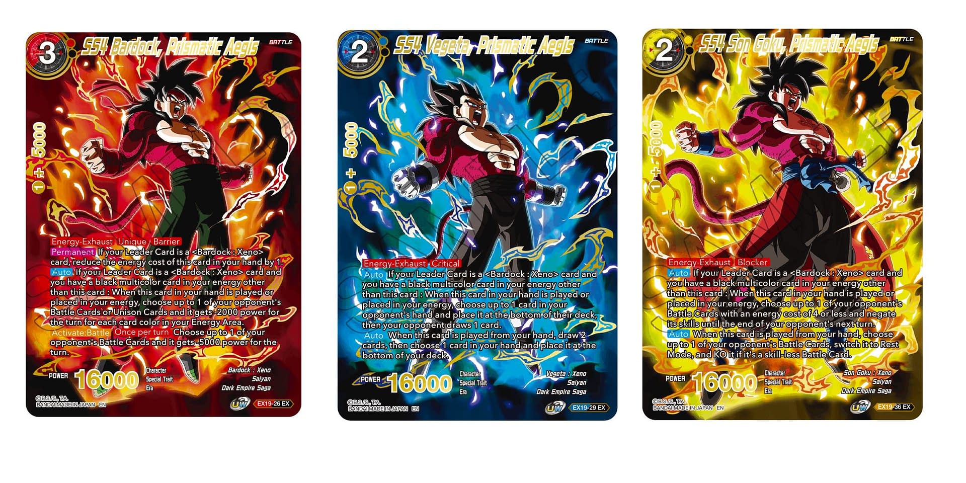 More Ss4 Cards From New Dragon Ball Super 21 Anniversary Set