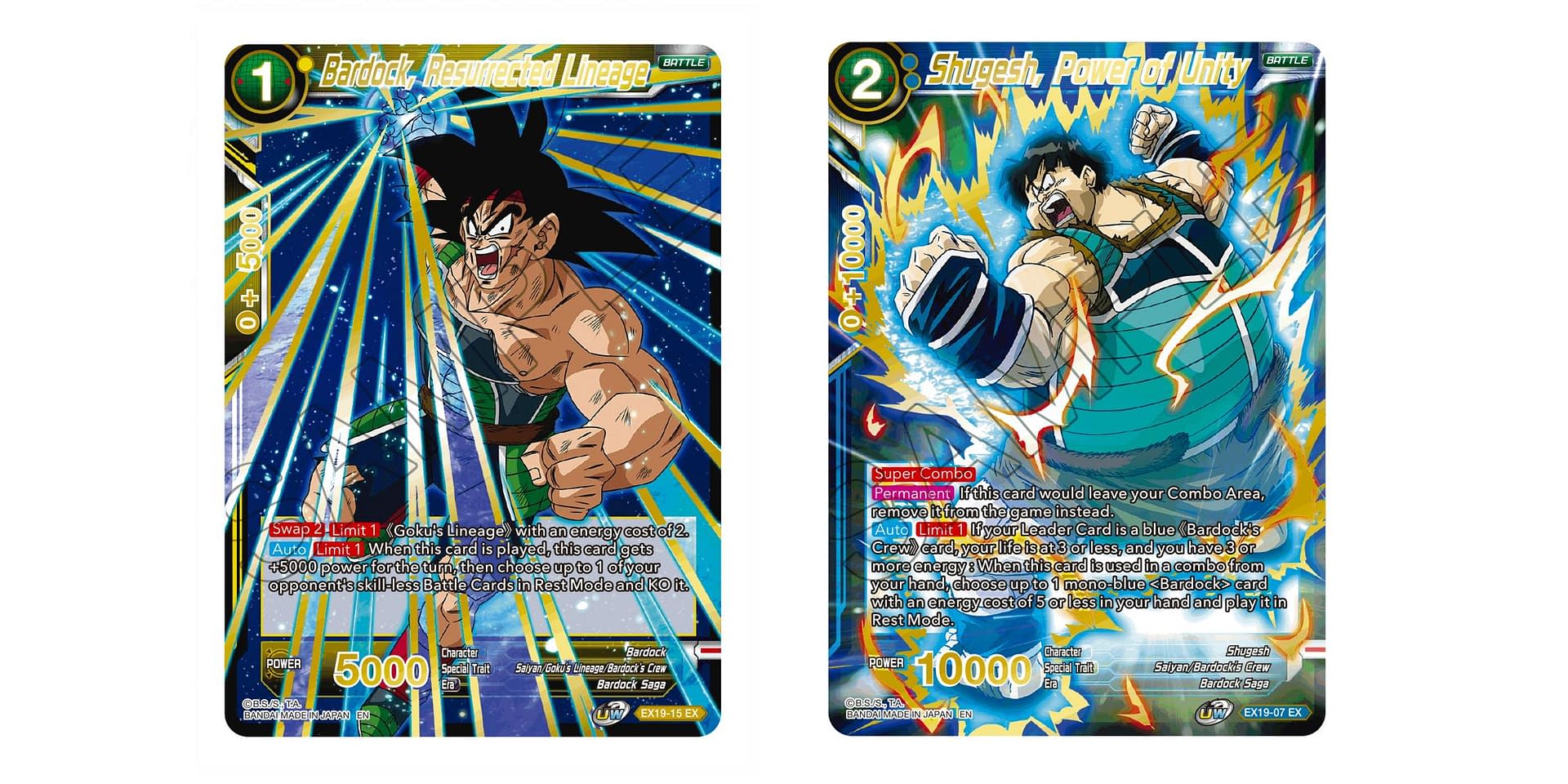 Bardock Features In Dragon Ball Super Card Game 21 Anniversary Set