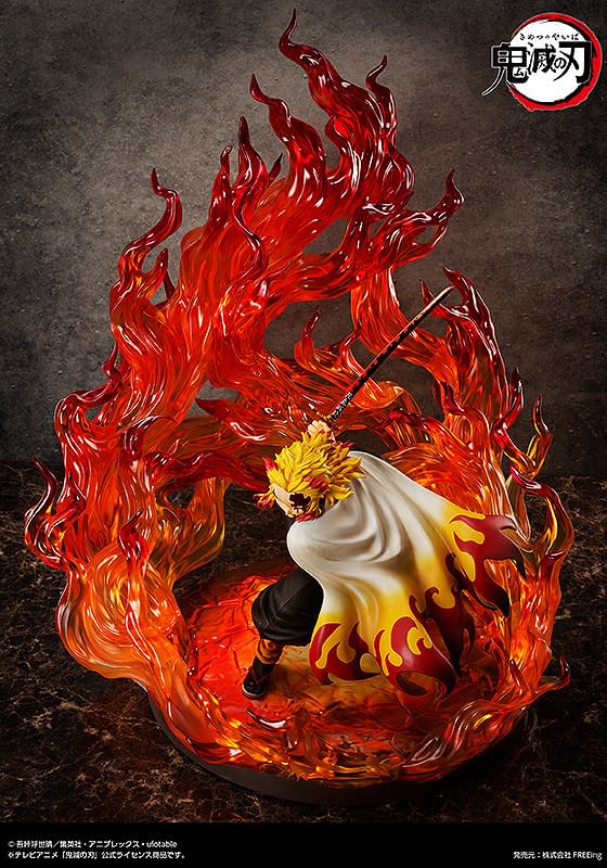 Freeing Reveals Demon Slayer Kyojuro Rengoku: Complete Edition Statue