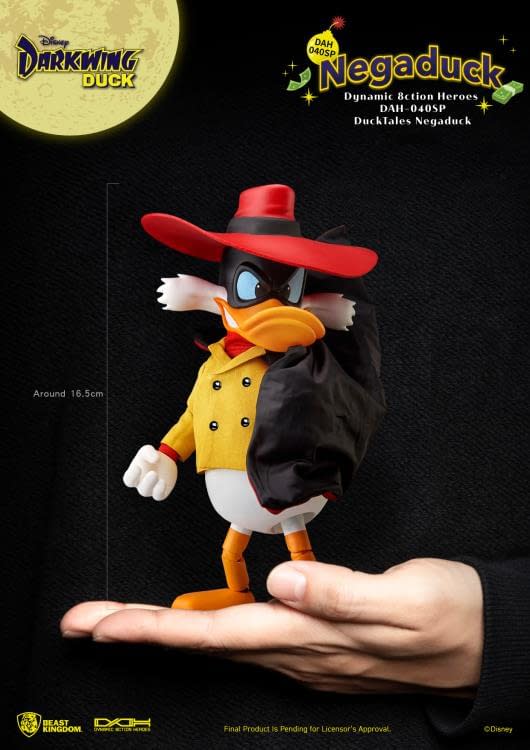 Beast Kingdom Reveals Exclusive Darkwing Duck Negaduck Figure