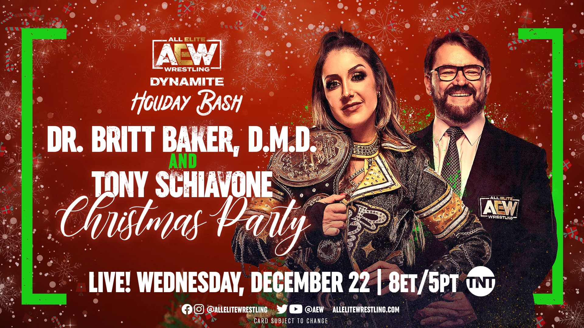 Tnt Christmas Lineup 2022 Aew Reveals Plans For Holiday Bash, Battle Of The Belts Tnt Special