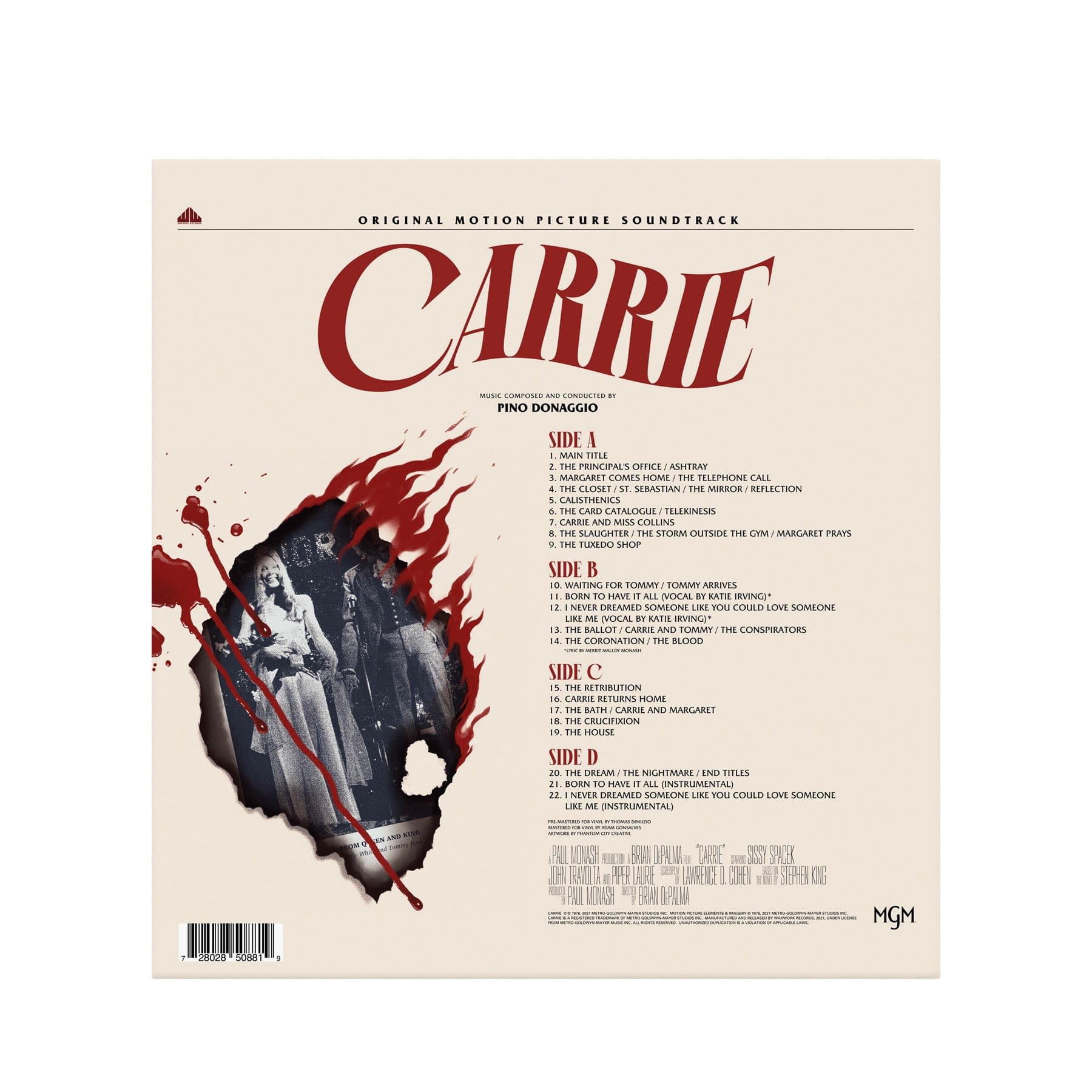 Carrie Soundtrack Available To Order From Waxwork Records