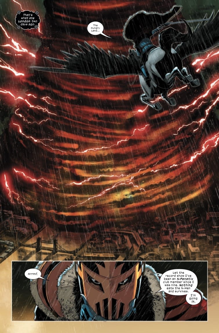 Death of Doctor Strange X-Men Black Knight 1B Bergara FN 2022 Stock Image