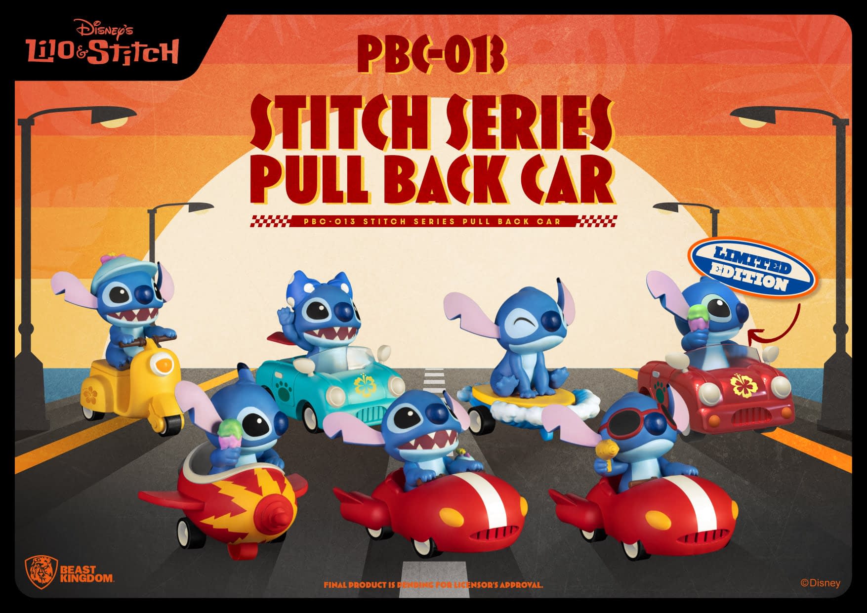 Disney ⭐ Lilo and Stitch ⭐ Friction Cars ~NEW 