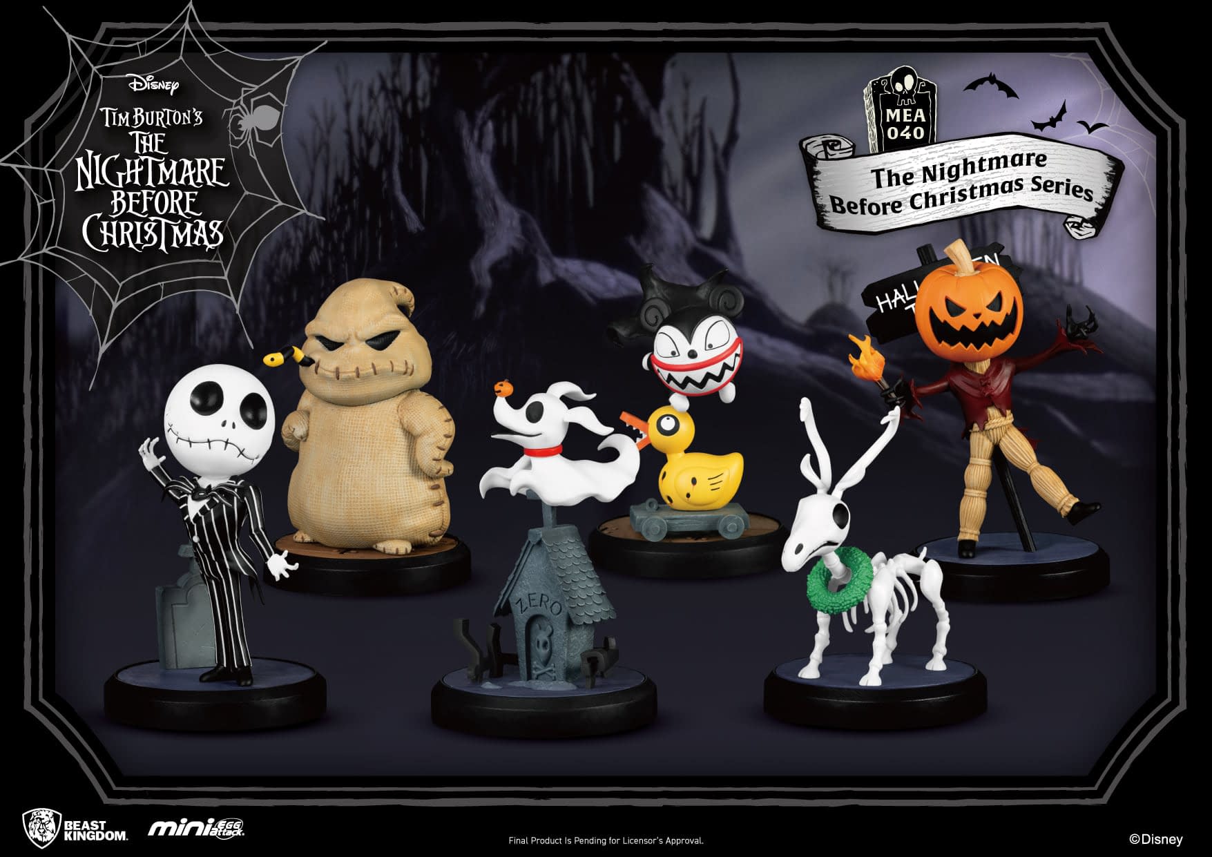 Beast Kingdom Reveals The Nightmare Before Christmas Minis