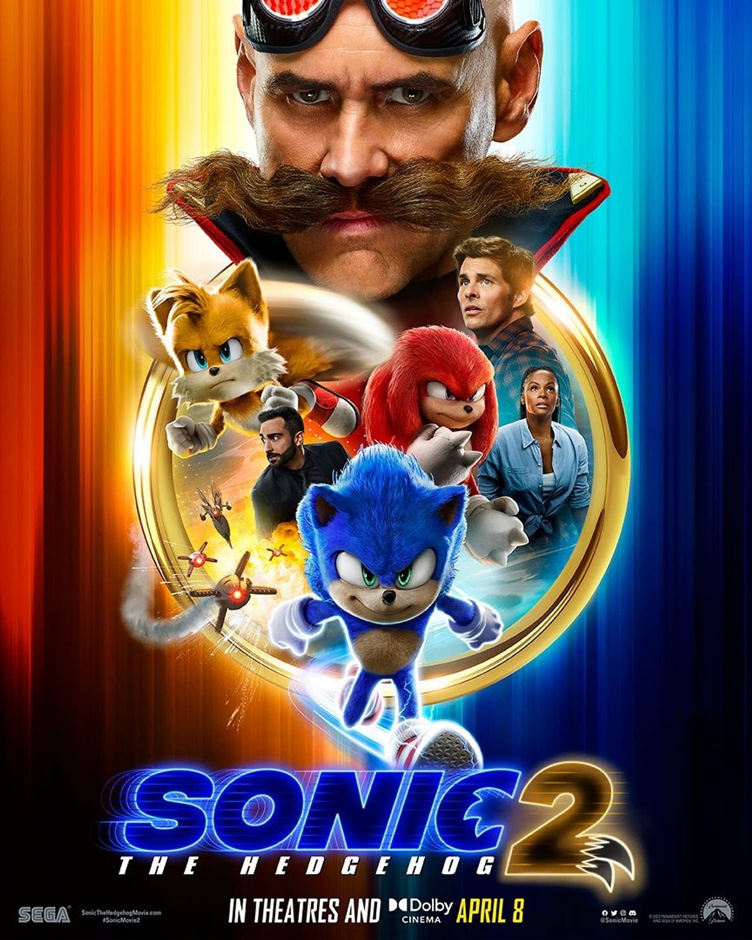 2 More Posters and International Poster for Sonic the Hedgehog 2