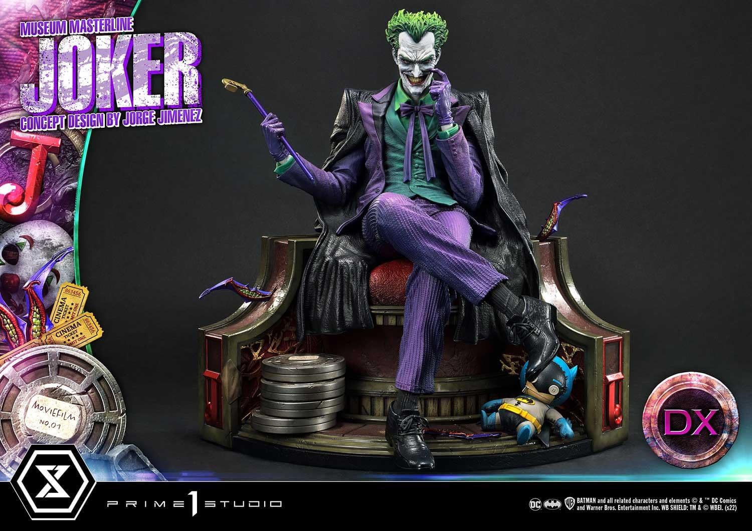 Joker's Plans Unfold as Prime 1 Studio Debuts New Jorge Jimenez Statue