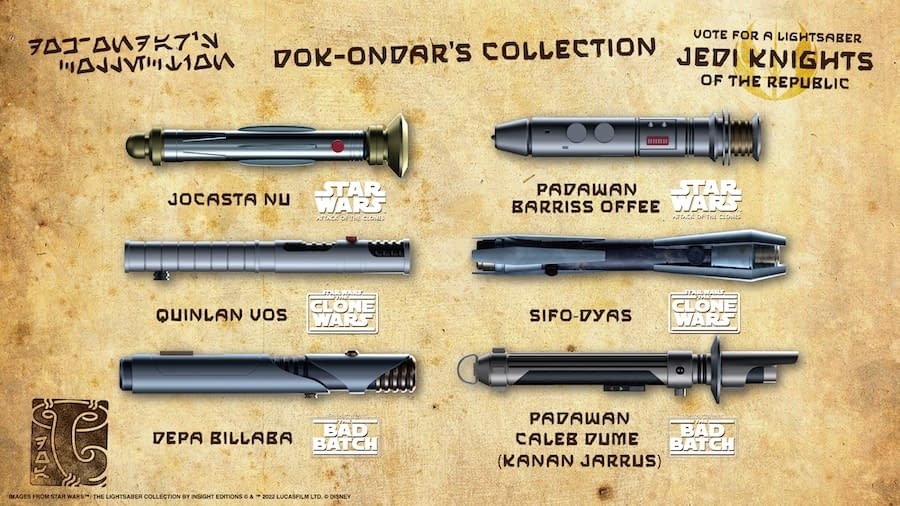 Disney Unveils New Star Wars Galaxy's Edge Lightsabers and Fan Vote