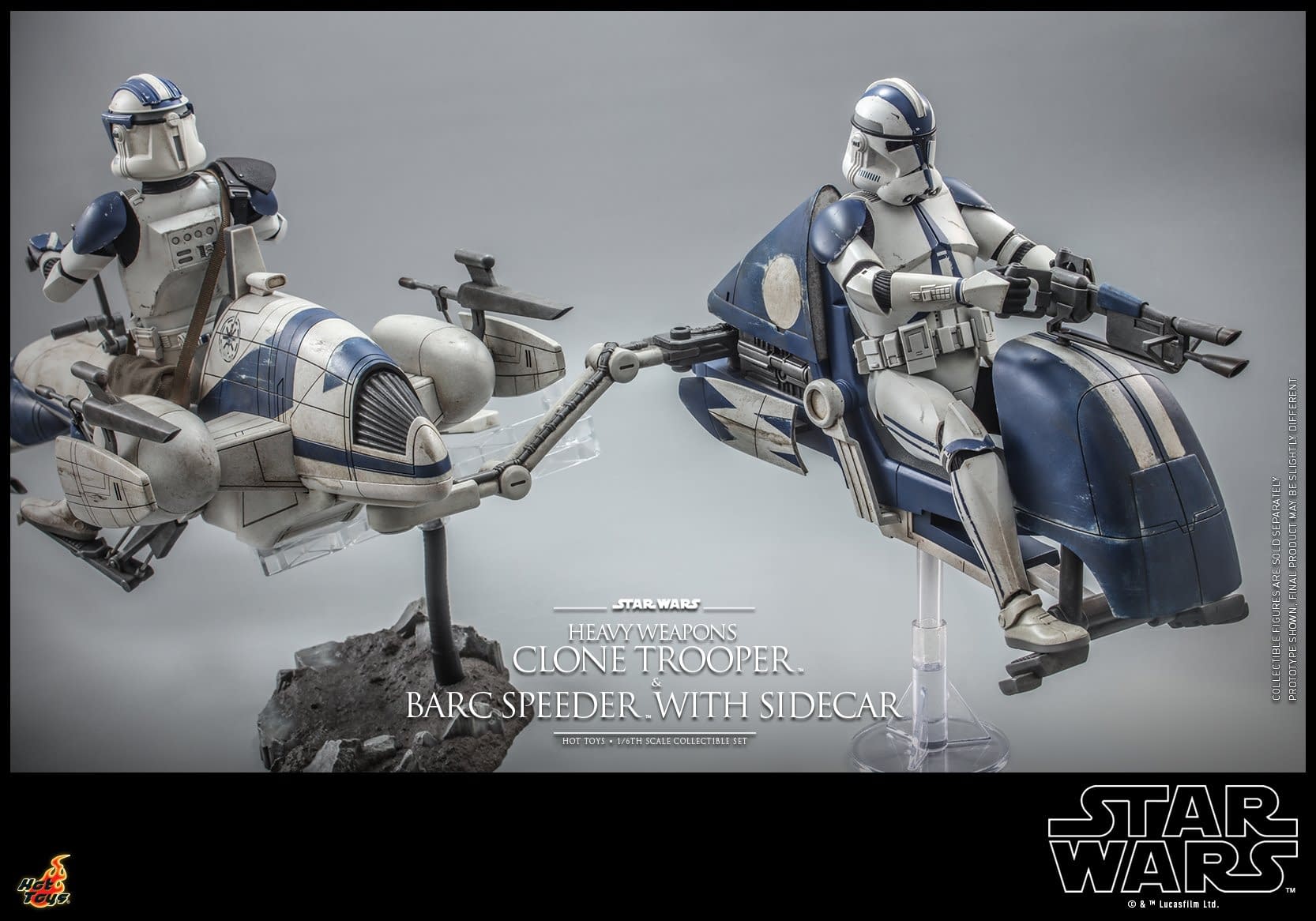 Hot Toys Debuts Star Wars Heavy Trooper and Speeder with Sidecar