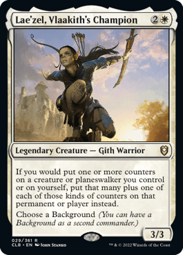 Lae'zel, Vlaakith's Champion, a new legendary creature card from Commander Legends 2: Battle for Baldur's Gate, a new set for Magic: The Gathering.