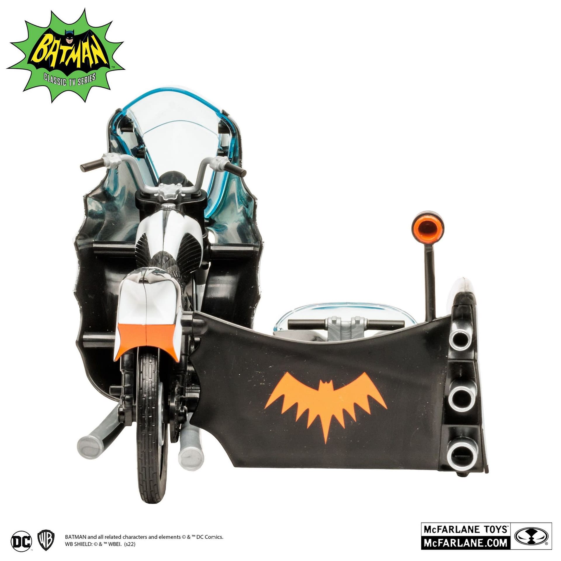 Rev Your Engines with McFarlane's New Batman 66' Batcycle