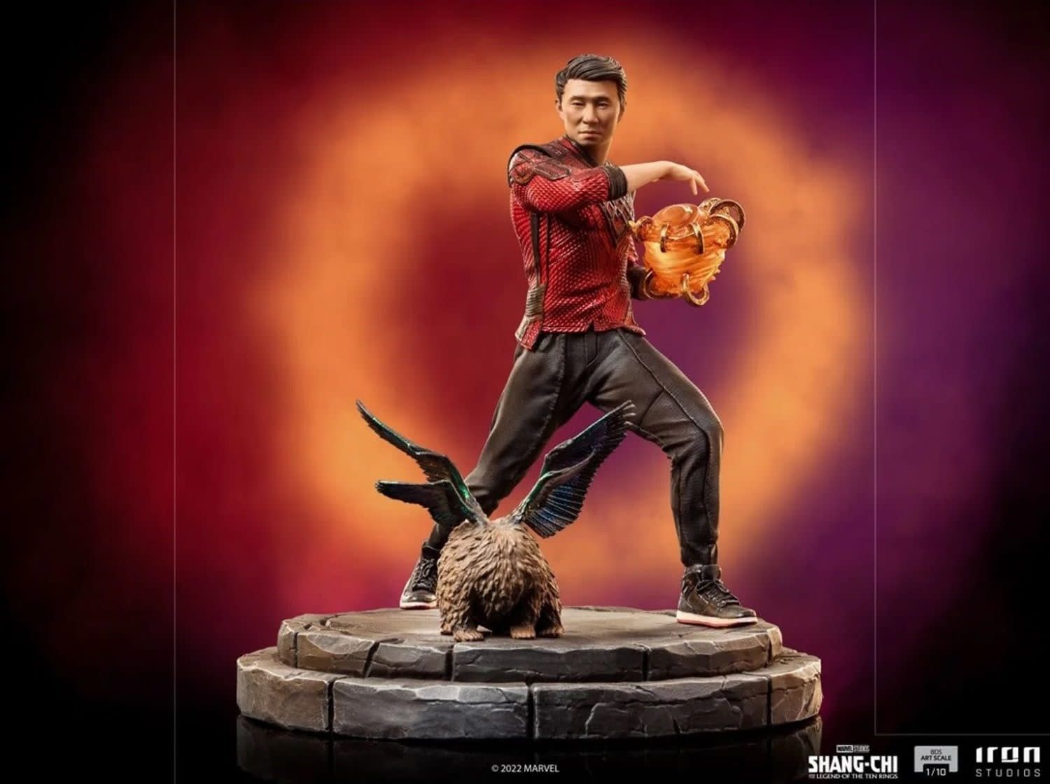 Shang-Chi wields the Ten Rings with new Iron Studios statue 