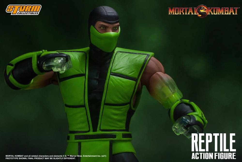 Mortal Kombat's Reptile Receives Exclusive Storm Collectibles Figure