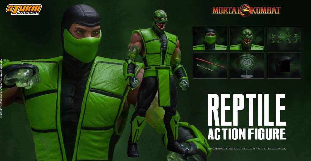 Mortal Kombat's Reptile Receives Exclusive Storm Collectibles Figure