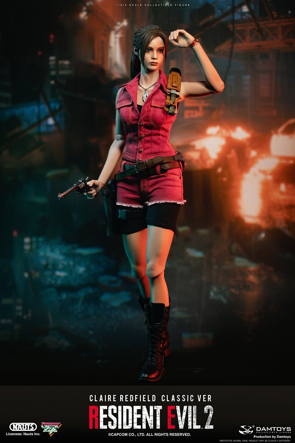 Resident Evil 2's Claire Redfield Gets a Badass Figure from DAMTOYS