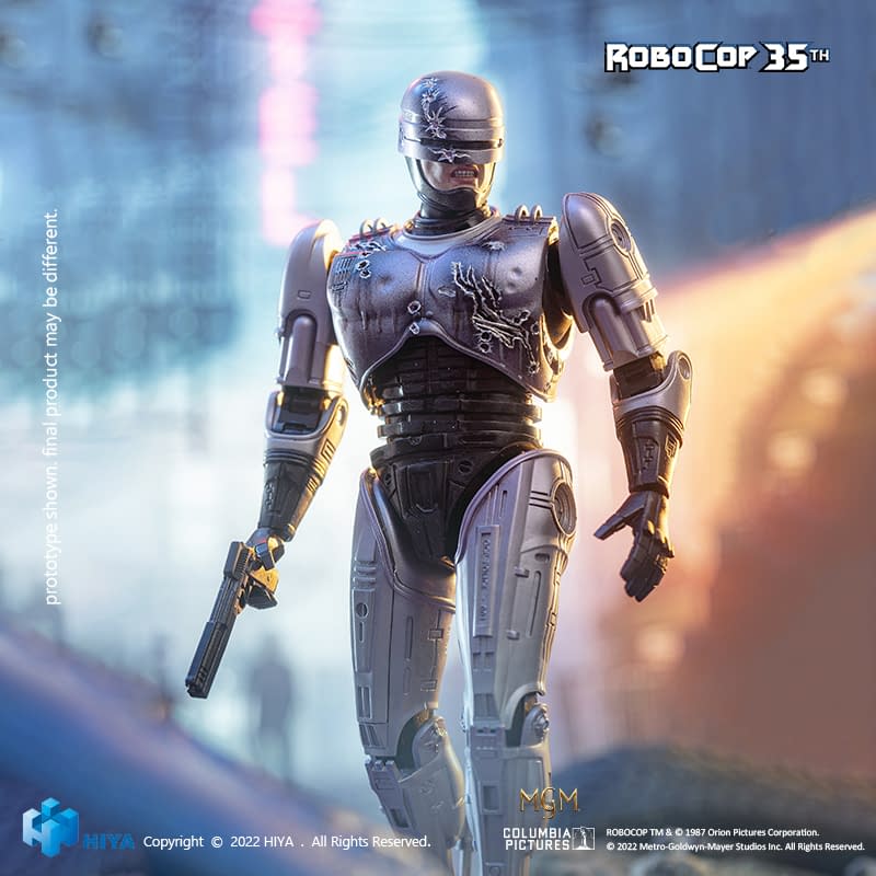 Hiya Toys Enhances Their RoboCop Line with New 1/12 Die-Cast Release