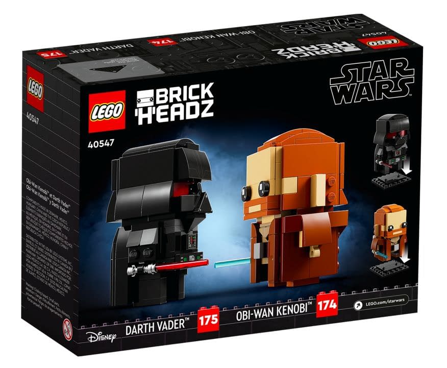 Obi-Wan Kenobi Takes on Darth Vader with new LEGO BrickHeadz Set 
