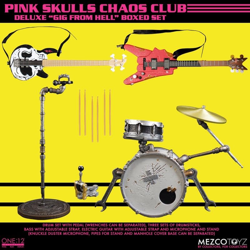 The Rumble Society's Pink Skulls Chaos Club Returns to Mezco Toyz