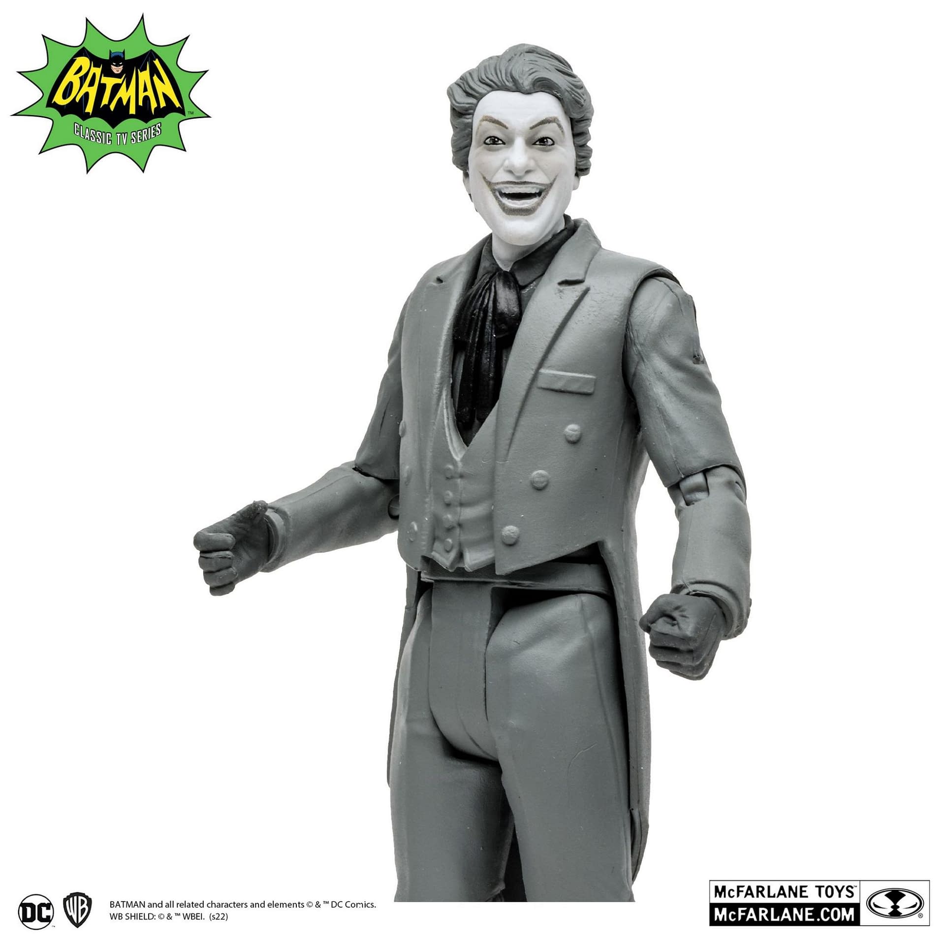 Black and White Batman and Joker 66' Figures Unveiled by McFarlane