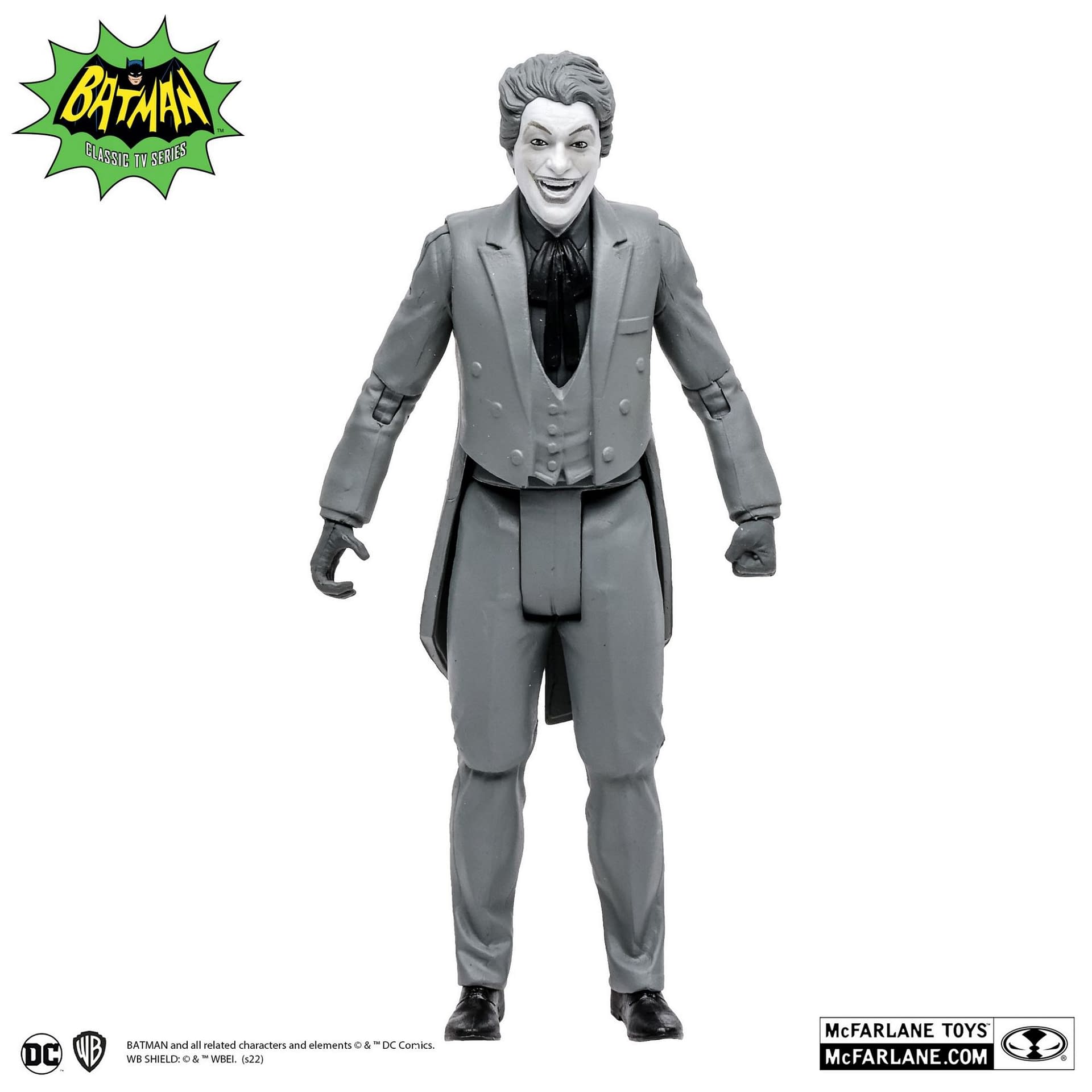Black and White Batman and Joker 66' Figures Unveiled by McFarlane
