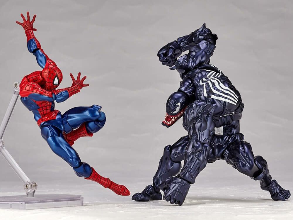 Venom Wants Spider-Man's Brain with Revoltech Marvel Rerelease 