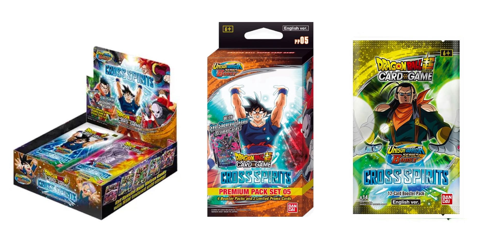 Premium Pack Set PP05 Cross Spirits Dragon Ball Super Card Game 