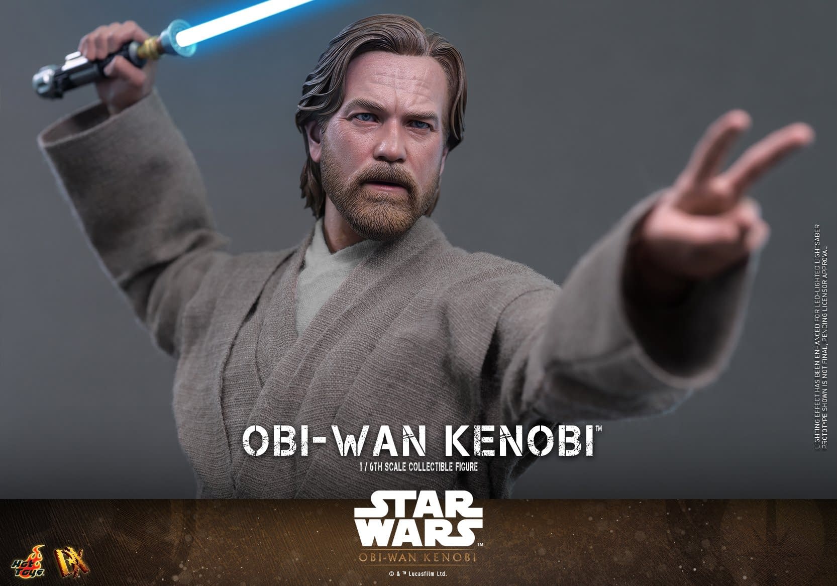 Obi-Wan Kenobi Embraces the Force 1/6 Scale New Hot Toys Figure 