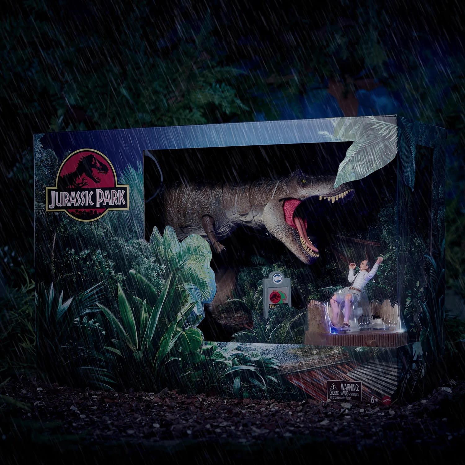 Jurassic Park Outhouse Chaos Exclusive Set Revealed by Mattel 