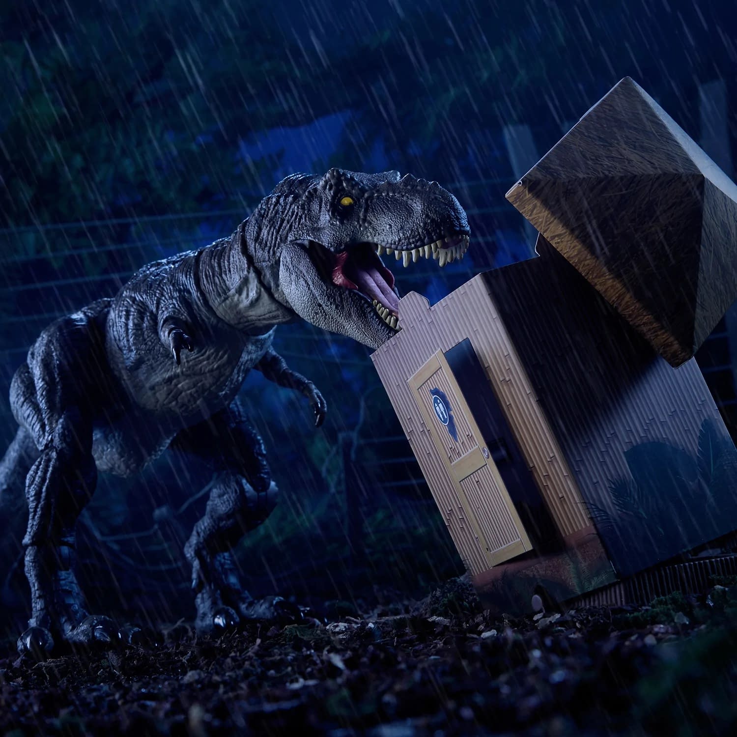 Jurassic Park Outhouse Chaos Exclusive Set Revealed by Mattel 