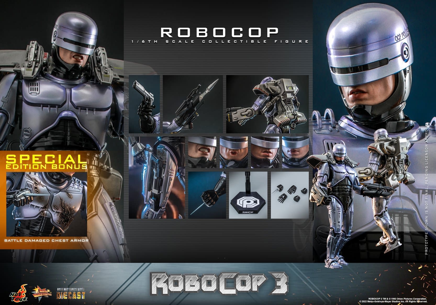 RoboCop Wants Dead Or Alive Hot Toys With New 1/6 Figure Debut 